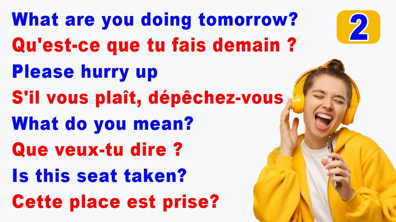 Mini exercices de Conversation et D'écoute en Anglais || Mini Conversation Exercises