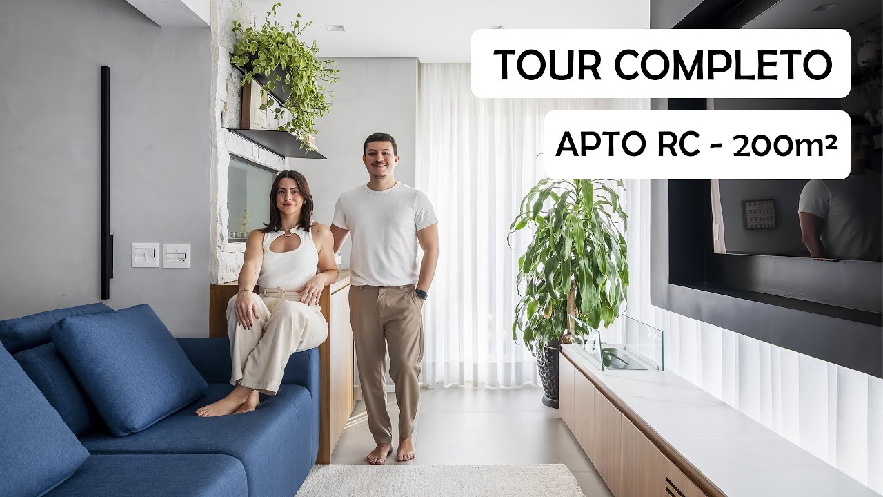 TOUR APARTAMENTO GARDEN 200m² | Amplitude, integração e design