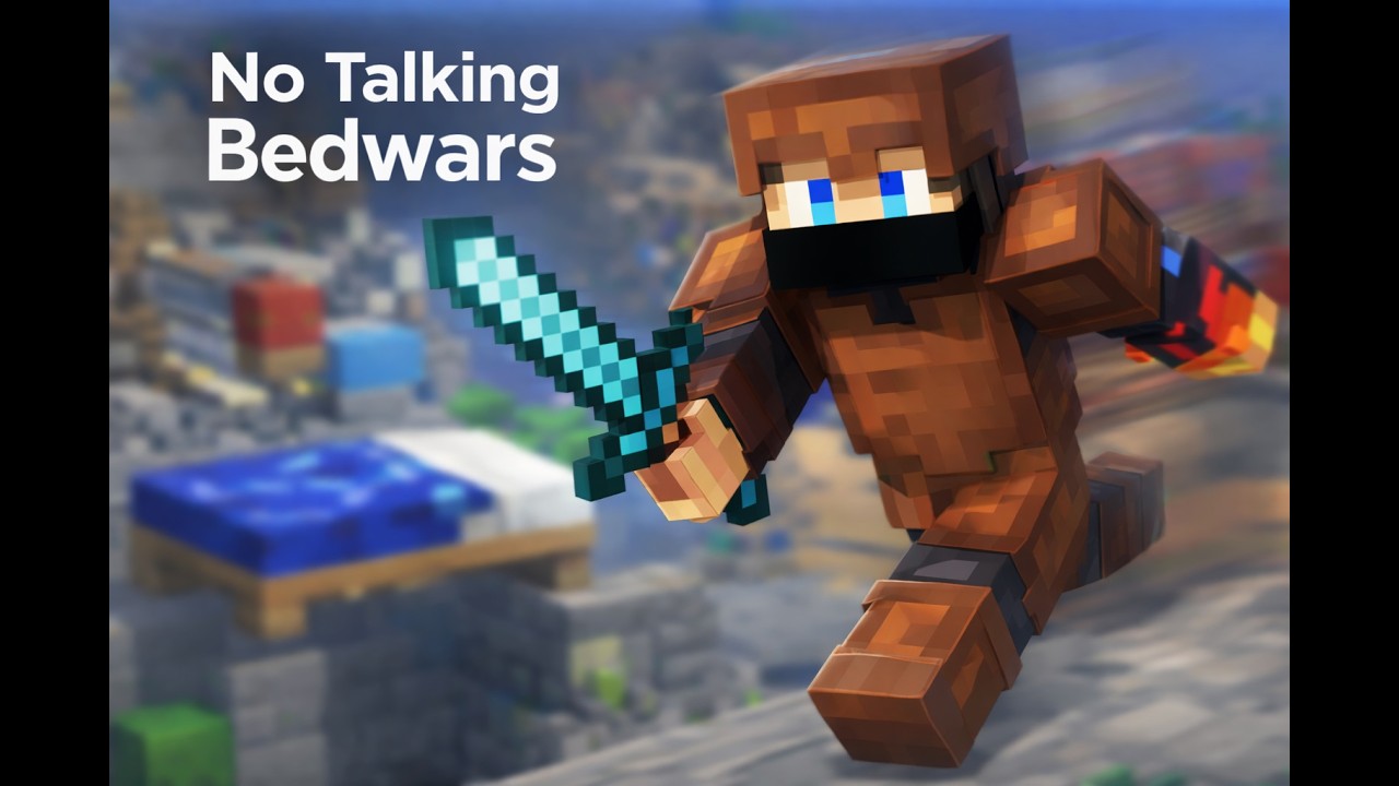 Hypixel Bedwars: No-Talking gameplay