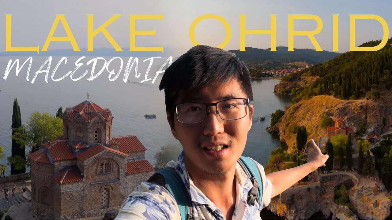LAKE OHRID, MACEDONIA 🇲🇰 : FIRST IMPRESSIONS! Swimming in Lake Ohrid + Historic MACEDONIAN Churches!