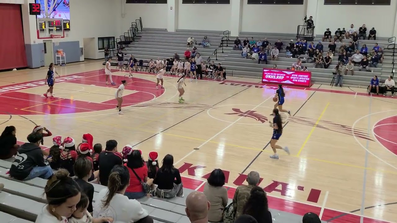 Kauai HS vs Waimea HS 1st half 12/9/25