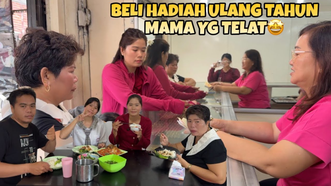 SELESAI MASAK LANJUT BELI HADIAH ULANG TAHUN BUAT MAMA YG SUDAH TELAT🤩