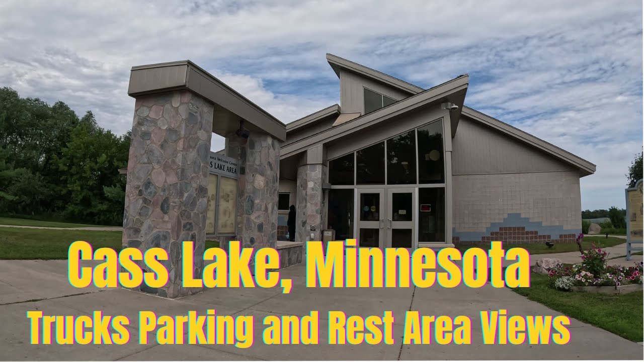 Cass Lake, MN Rest Area | Big Parking, Clean Facilities & Peaceful Highway Stop#TruckDriverLife