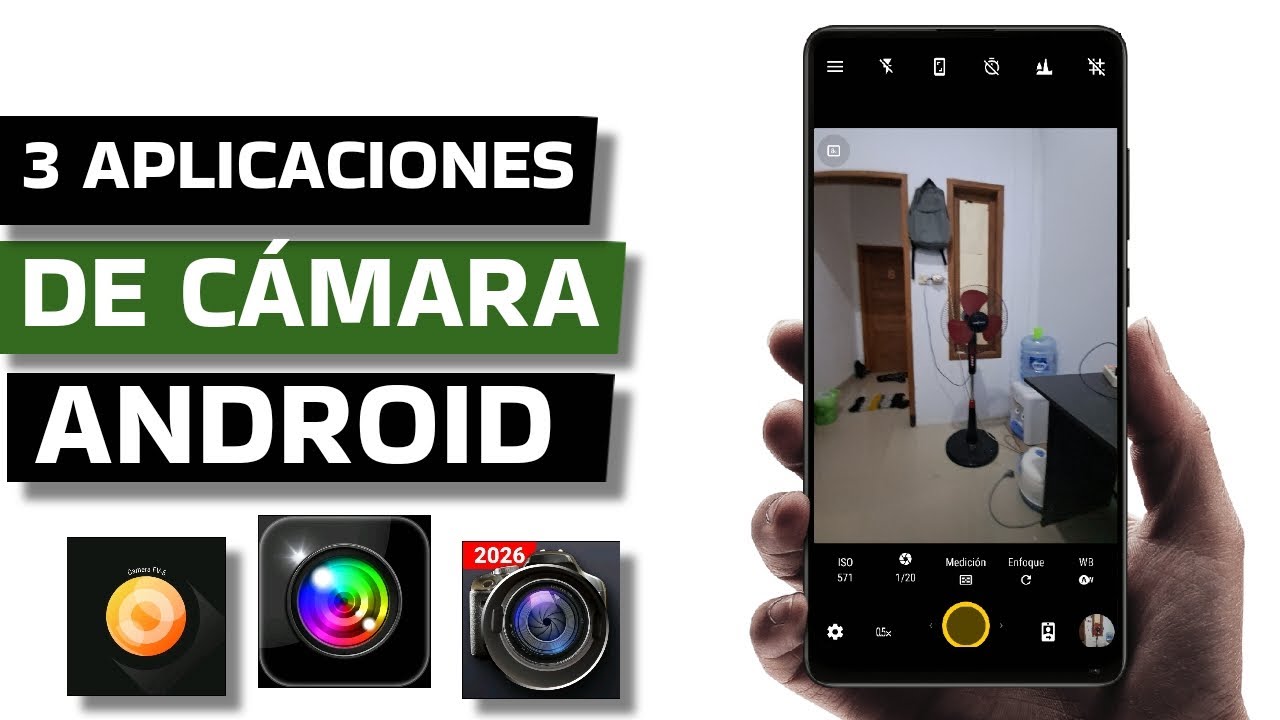 3 Mejores Aplicaciones de Cámara para Android 2026