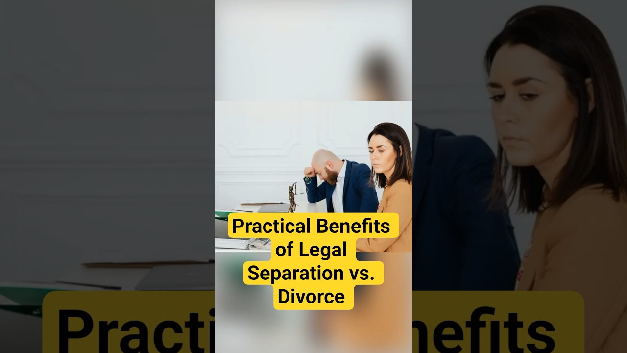 Practical Benefits of Legal Separation vs Divorce #bc #separation #separationagreement #familylaw