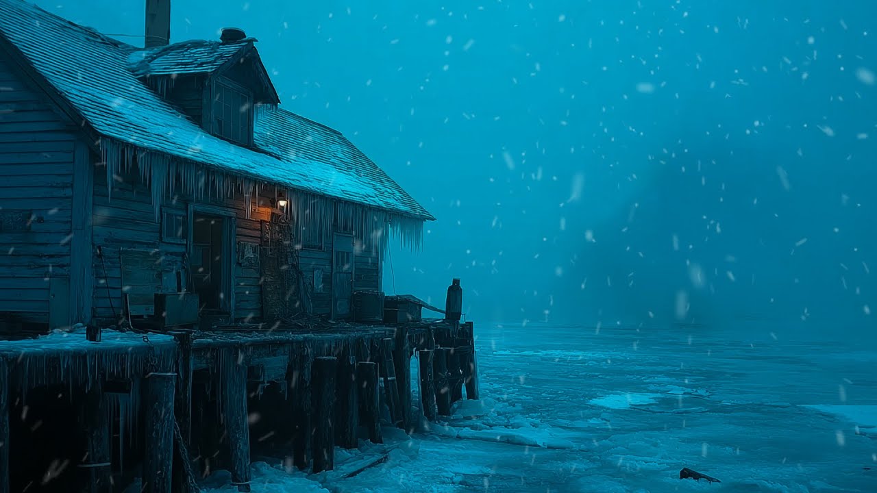 Instant Sleep: Intense Blizzard Sounds for Sleep & Howling Wind Sounds | Powerful Snowstorm Ambience