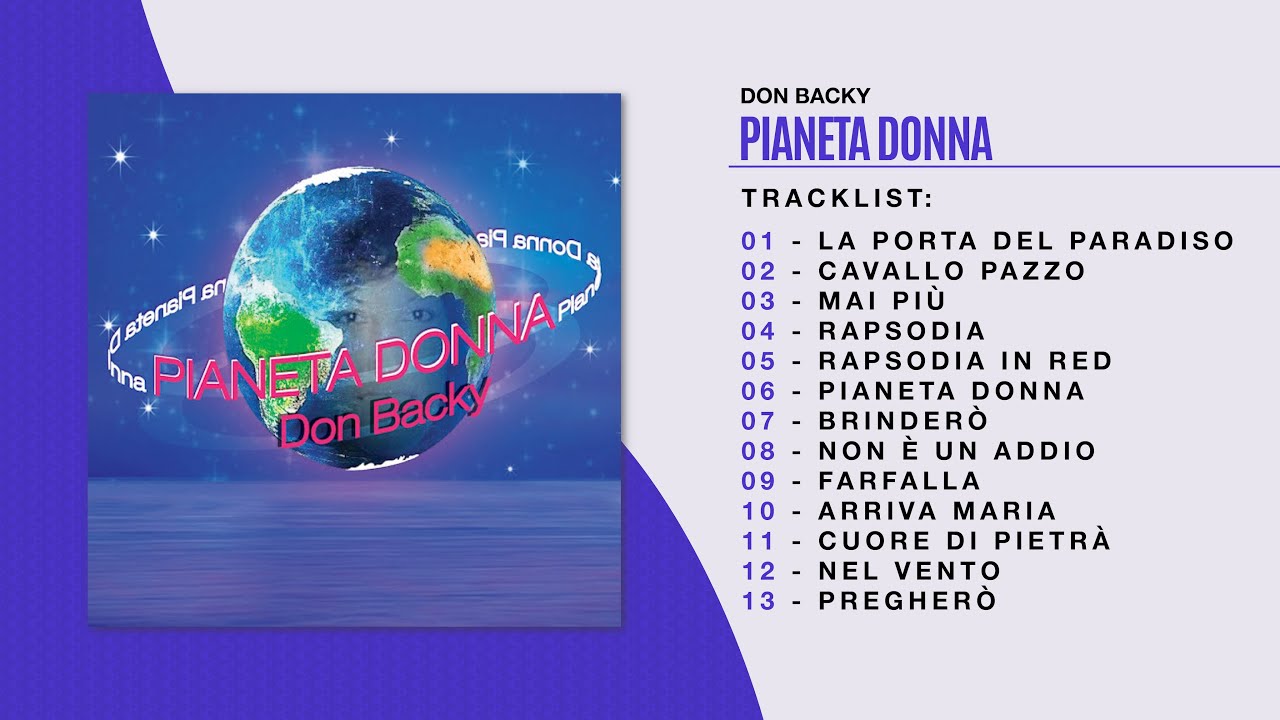 Don Backy - PIANETA DONNA (Album Completo)