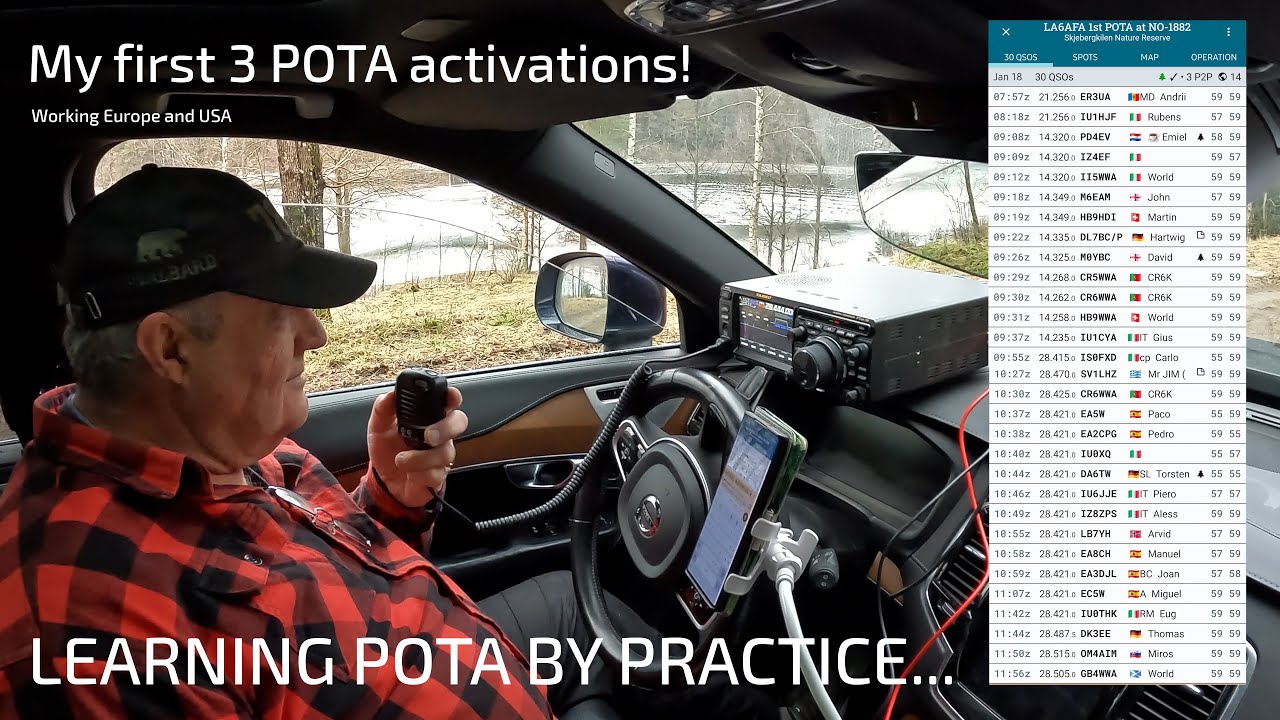 Activating 3 POTA's in Norway  -  WINTER EXPEDITIONS