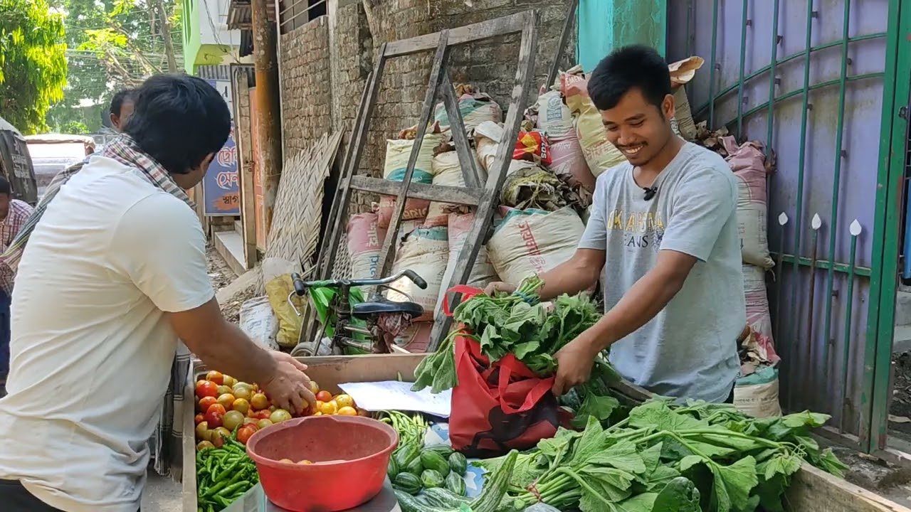 ইংরেজিতে সবজি বিক্রেতা ও ক্রেতার মধ্যে কথোপকথন। @Jahir's English Care