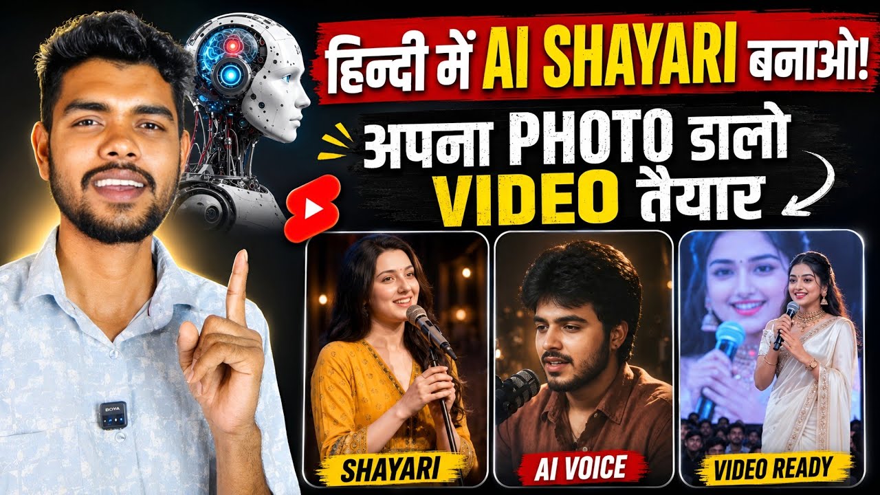 🚀 Ai Se Shayari Video Kaise Banaye Free me | How to Make AI Shayari Video | AI Shayari Reels Editing