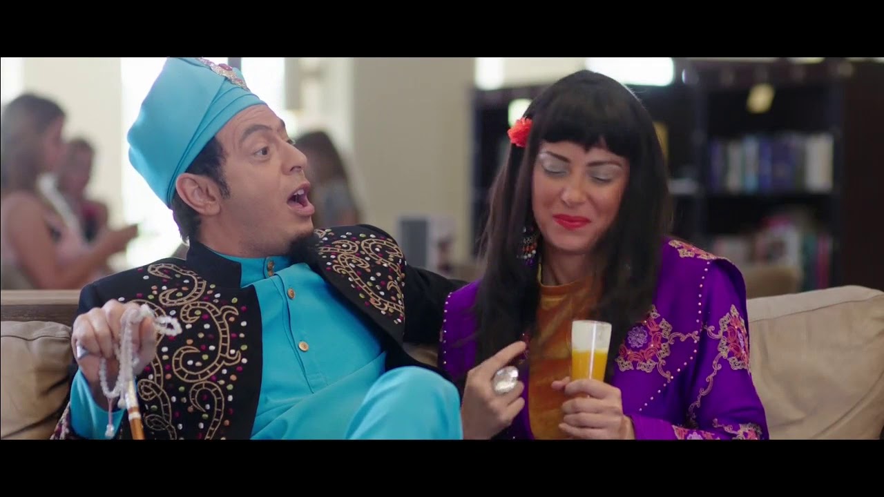 أقوي مشهد كوميدي بين (مصطفى شعبان و ريم مصطفى) وهما عاملين فيها هنود 😂 #اللهم_إني_صايم
