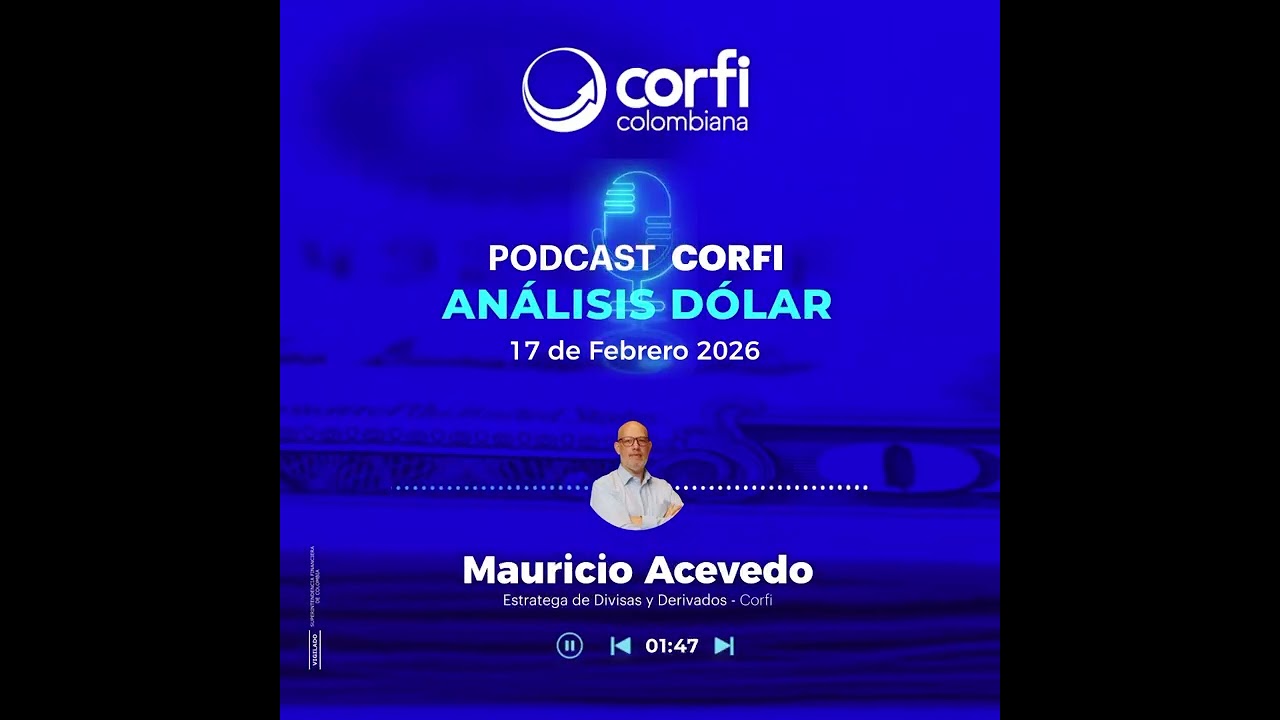 Banca Comercial | Video Análisis del #dólar 17 de febrero de 2026 | Corficolombiana