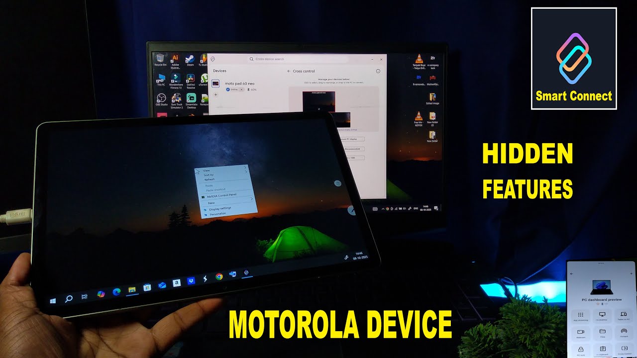 How to Use Moto Pad 60 NEO Hidden Smart Connect Features