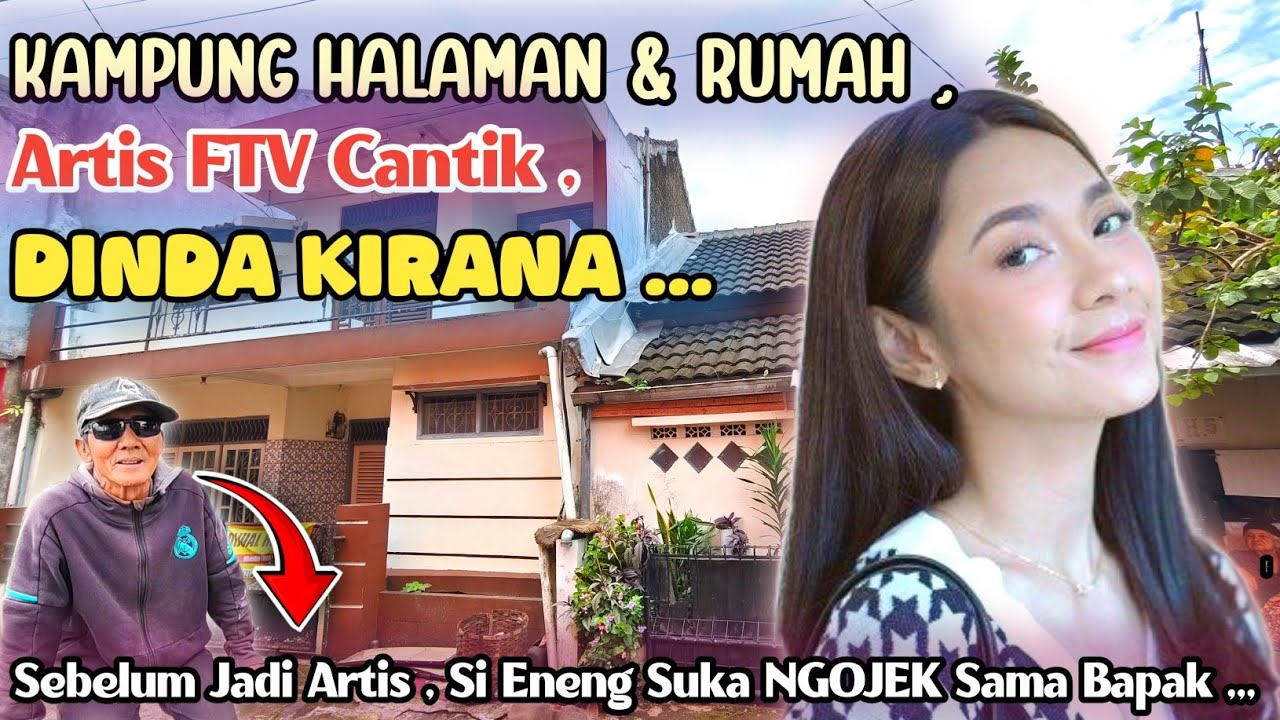 WOOW ... INTIP SUASANA‼️Kampung Halaman & Rumah Dinda Kirana Artis FTV Cantik Sewaktu Kecil ...
