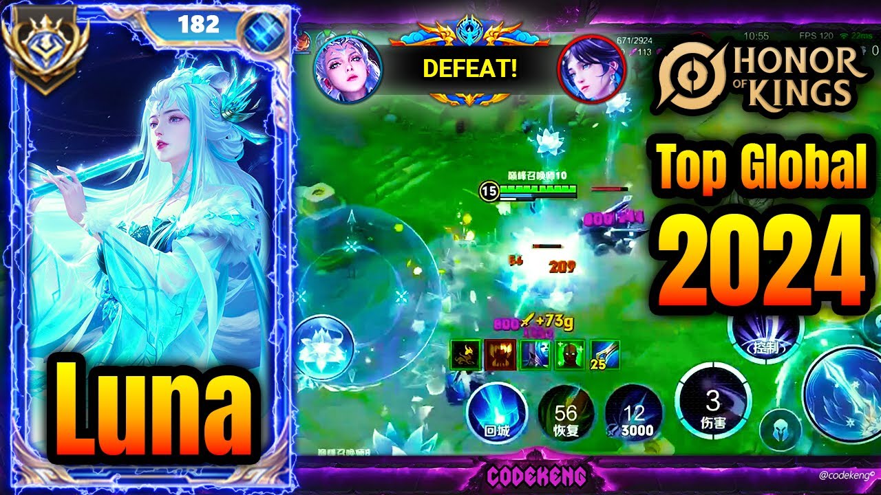 Top Global Gameplay Luna 2024 | Honor of Kings Global 2024