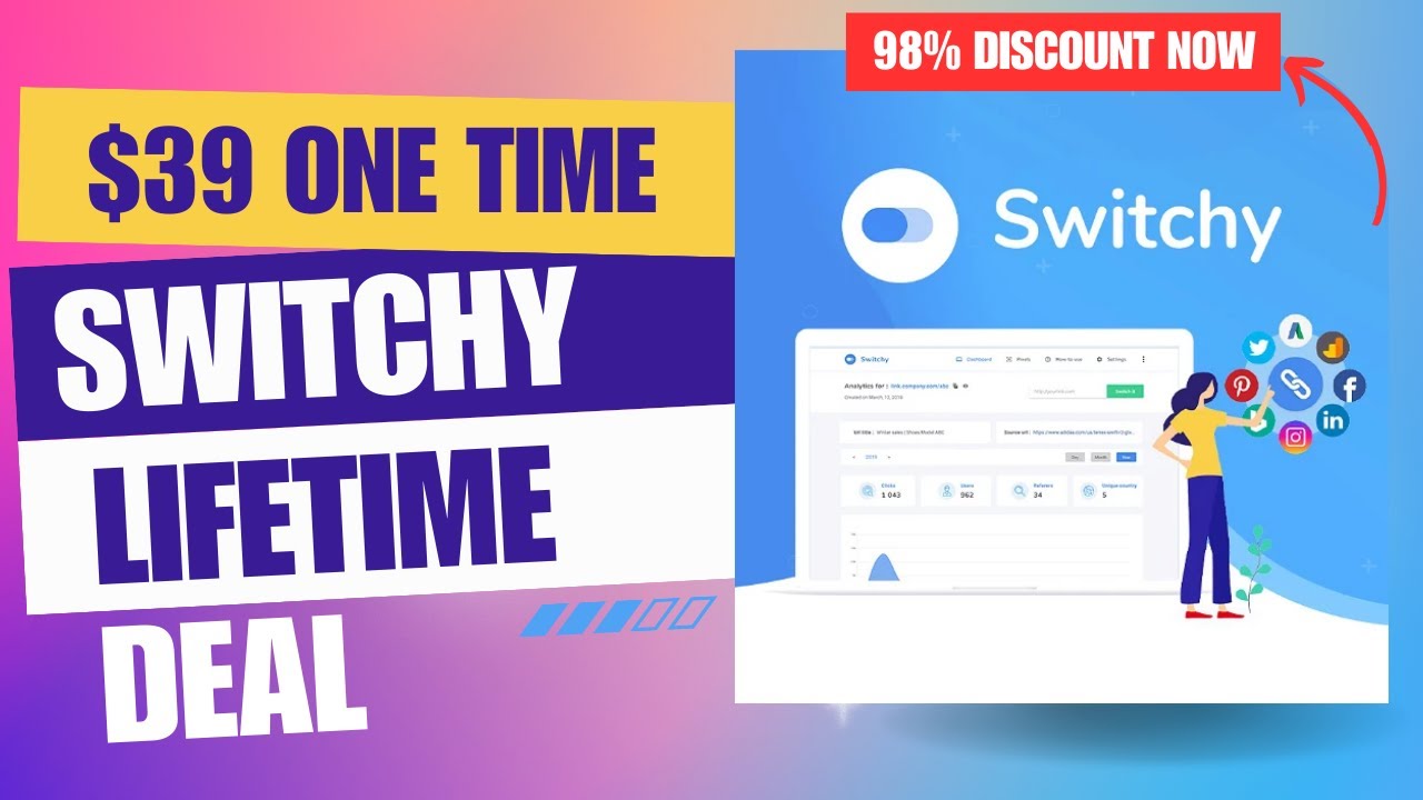 🔥🔥 Switchy Lifetime Deal | Social Media with This One Tool😱 Get 98% OFF | $39 Only Lifetime Deal