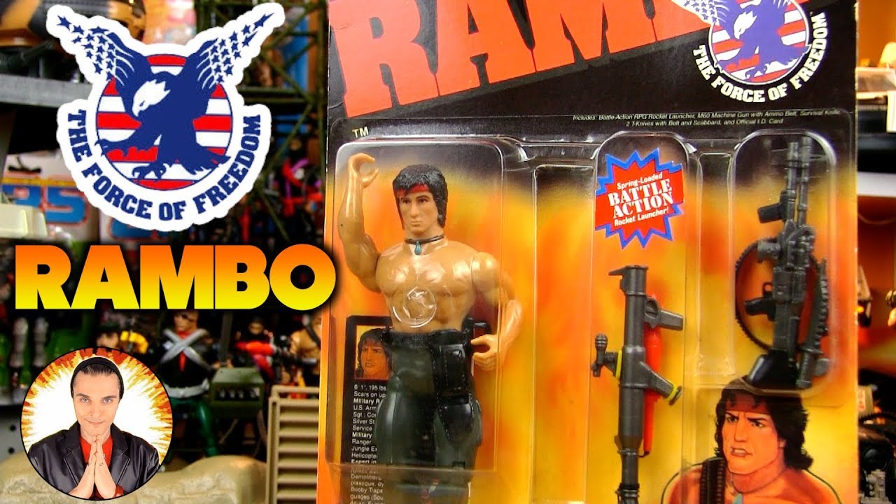 1985 RAMBO from The Force of Freedom by Coleco