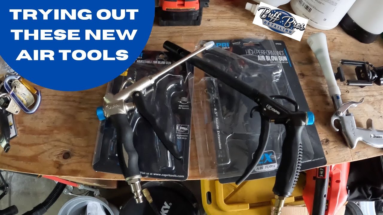 Checking out these new CAPRI air tools.