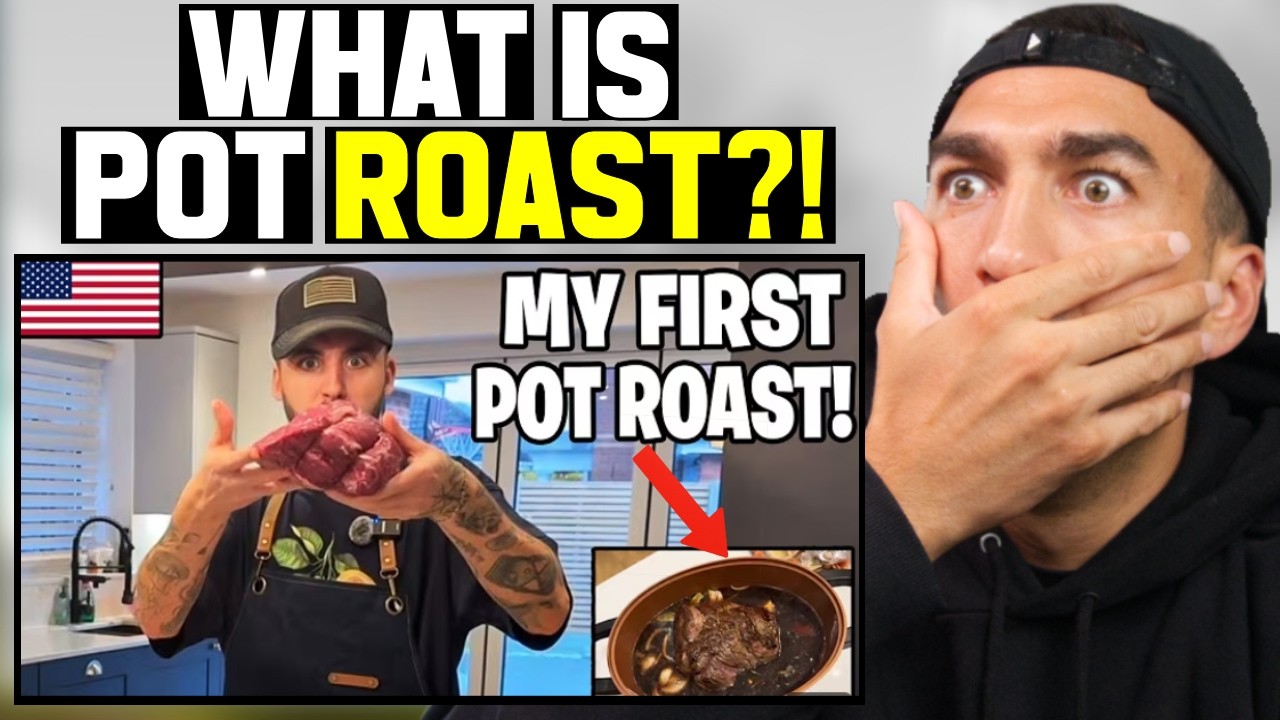 New Zealander SHOCKED by Brits First Time Trying American Pot Roast!