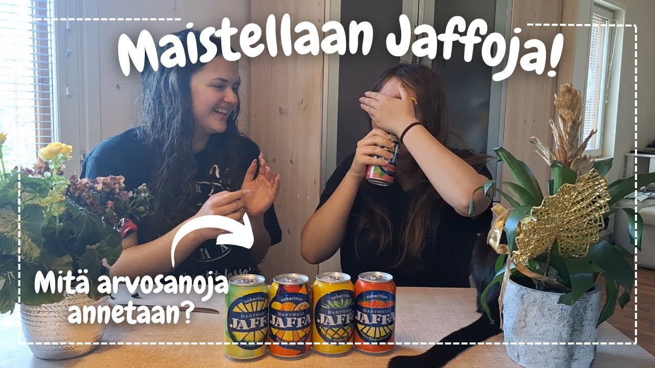 HAASTE: Maistellaan ja arvataan eri Jaffa makuja