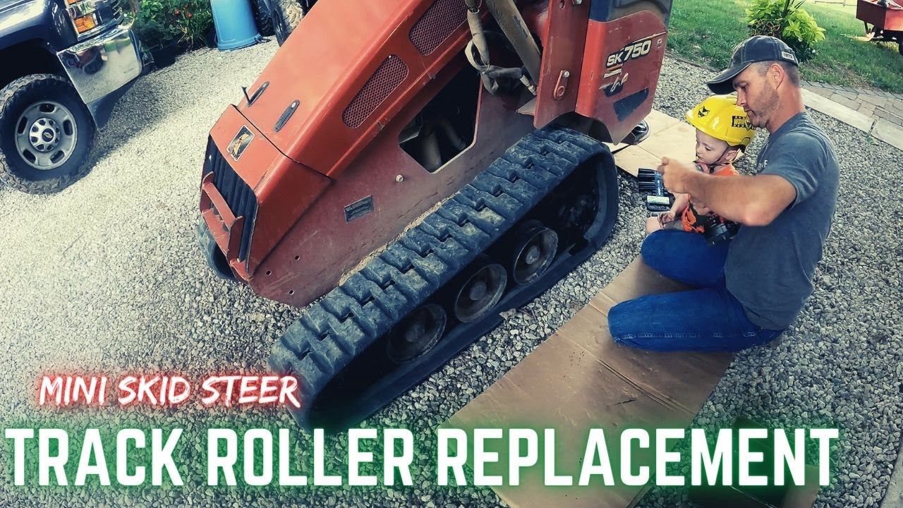 Mini Skid Steer Track Roller Replacement