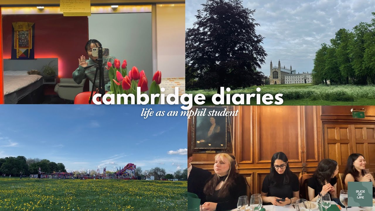 Cambridge diaries - wrapping up my dissertation, formal dinner & relaxing 🌷✨