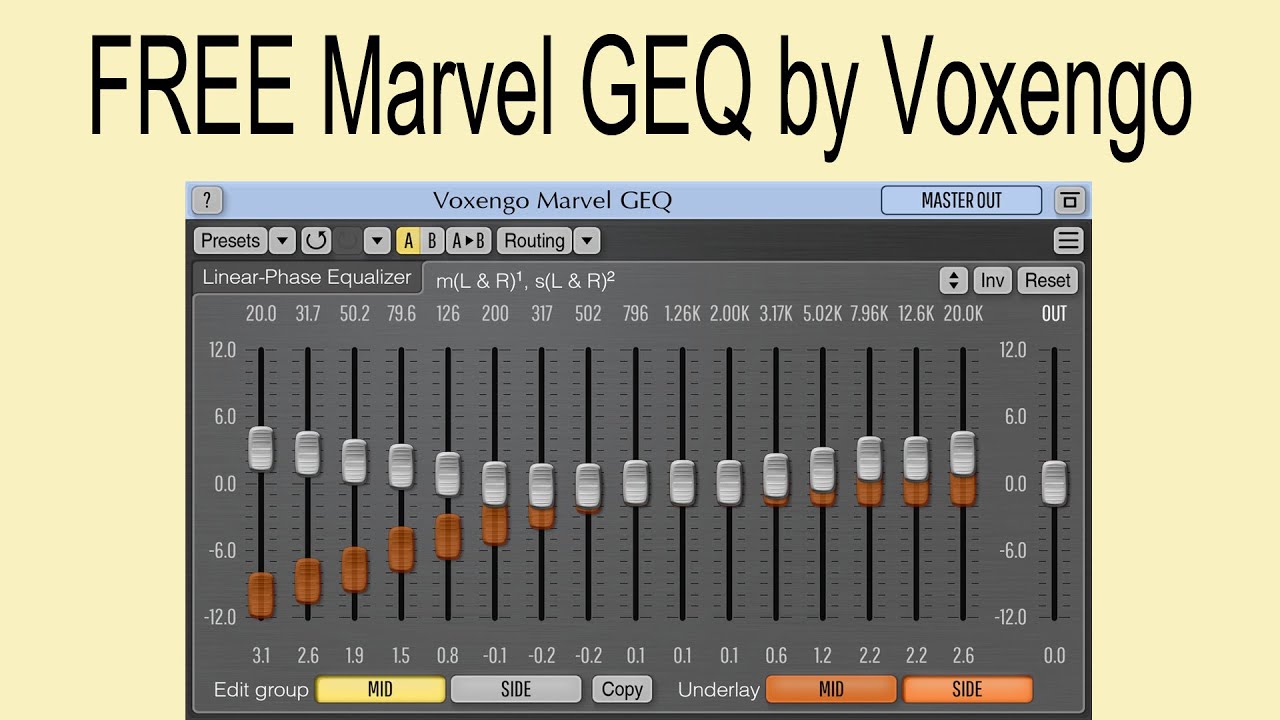 FREE Marvel GEQ by Voxengo