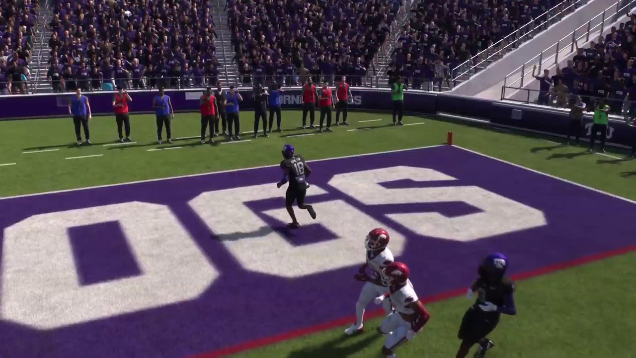 EA College Football 26 Sooner Magic Dynasty 2031 Week 4 TCU vs Arkansas