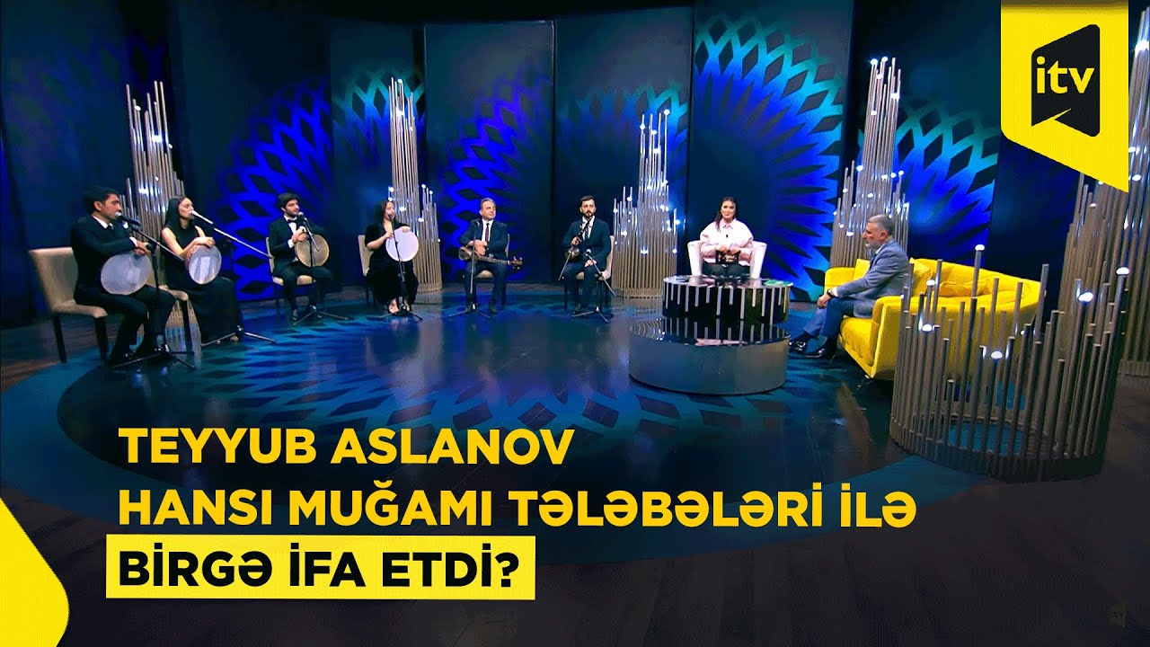 Xalq artisti Teyyub Aslanov ve tələbələri