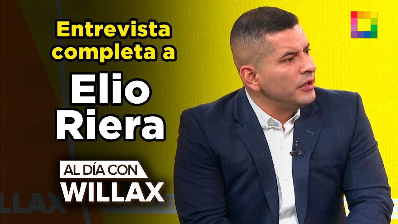 Al Día con Willax - FEB 17 - ENTREVISTA A ELIO RIERA | Willax