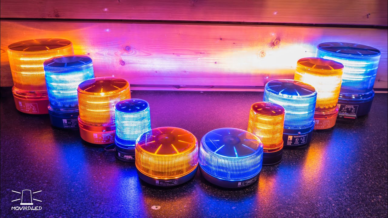 H&auml;nsch Comet s vs Movia SL vs Comet vs Saturn vs Nova LED blau gelb