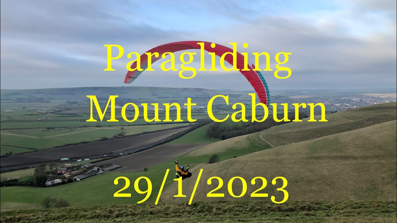Paragliding Mount Caburn 29/1/23 on my BGD Epic