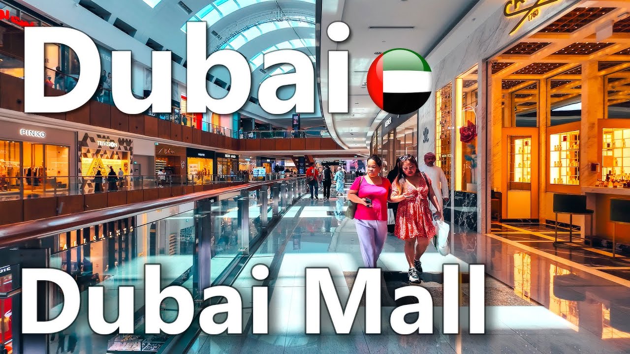 Dubai Mall The Largest Shopping Mall in the World Walking Tour 4K🇦🇪