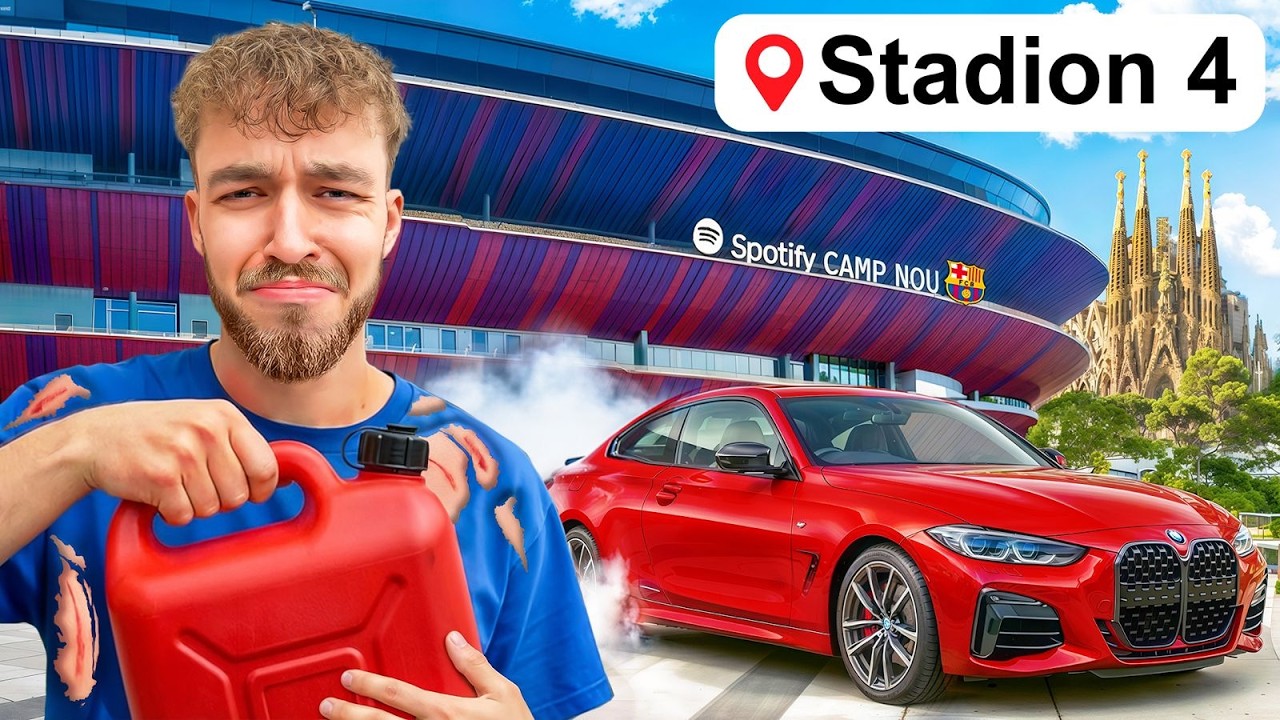 Kolik Fotbalových Stadionů Dokážu Navštívit na 1 Plnou Nádrž?
