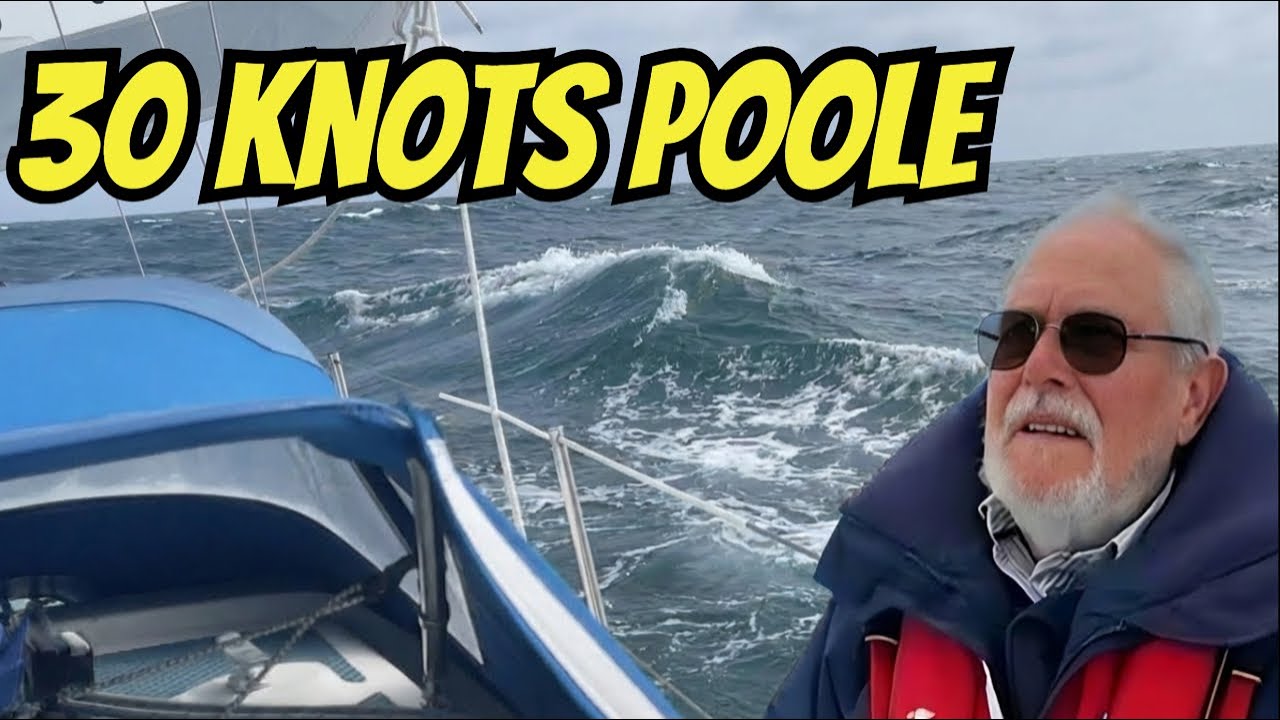 80 Year Old Sailor vs 30 Knot Winds in Poole Harbour