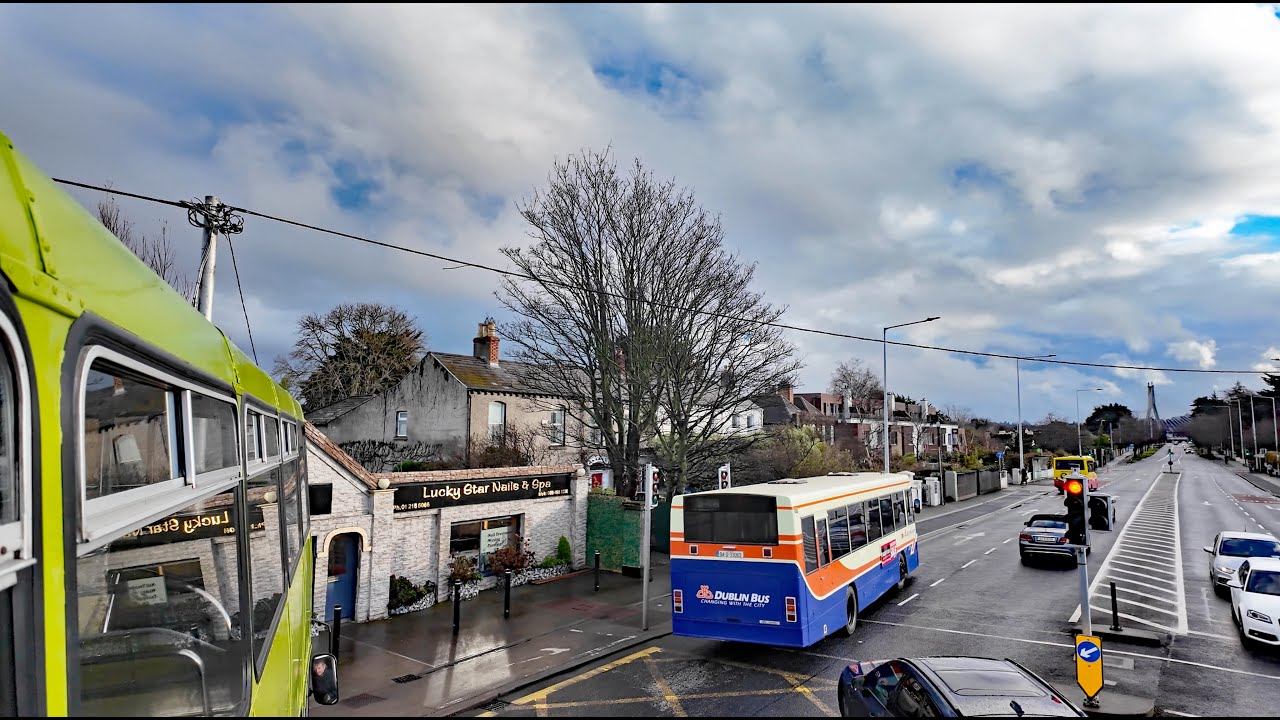 Preserved Ex- Dublin Bus vehicles go for a road run.  Jan 2026