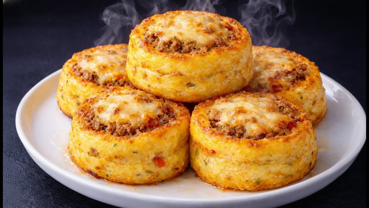Cheesy Potato Nests with Minced Pork – Easy Oven Dinner Everyone Loves
