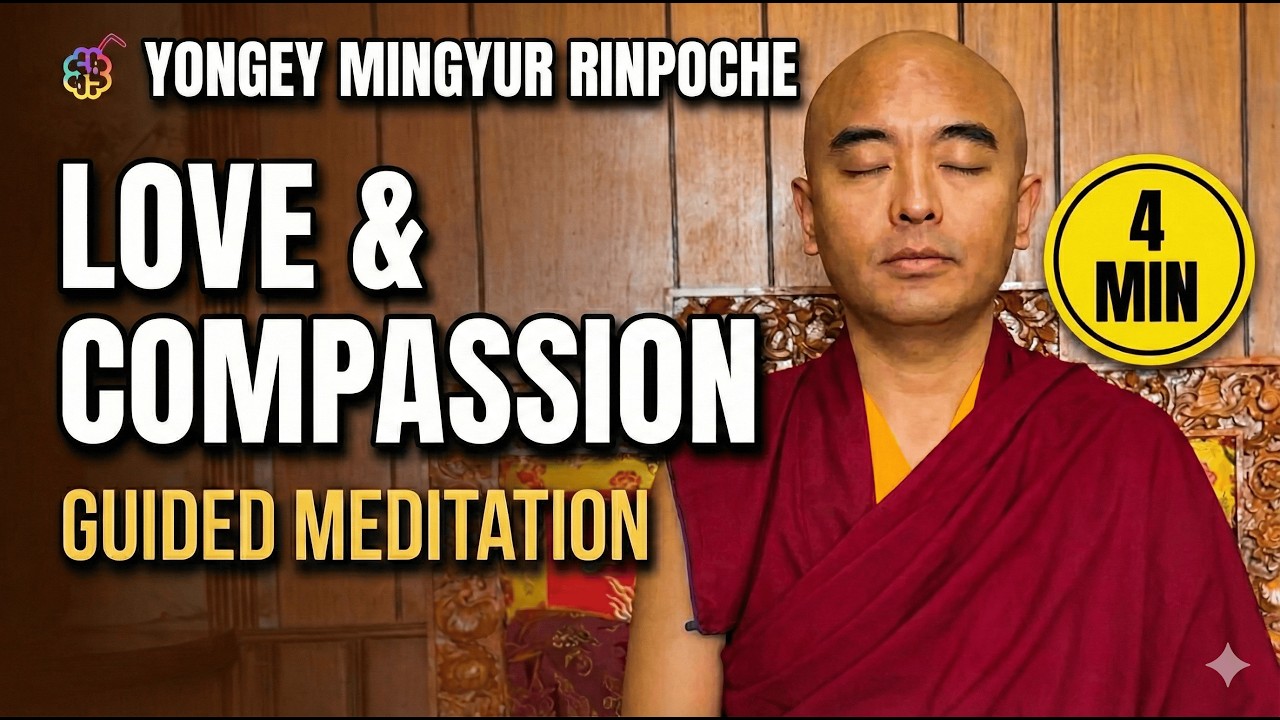 A guided meditation on love & compassion by Yongey Mingyur Rinpoche @MingyurRinpoche