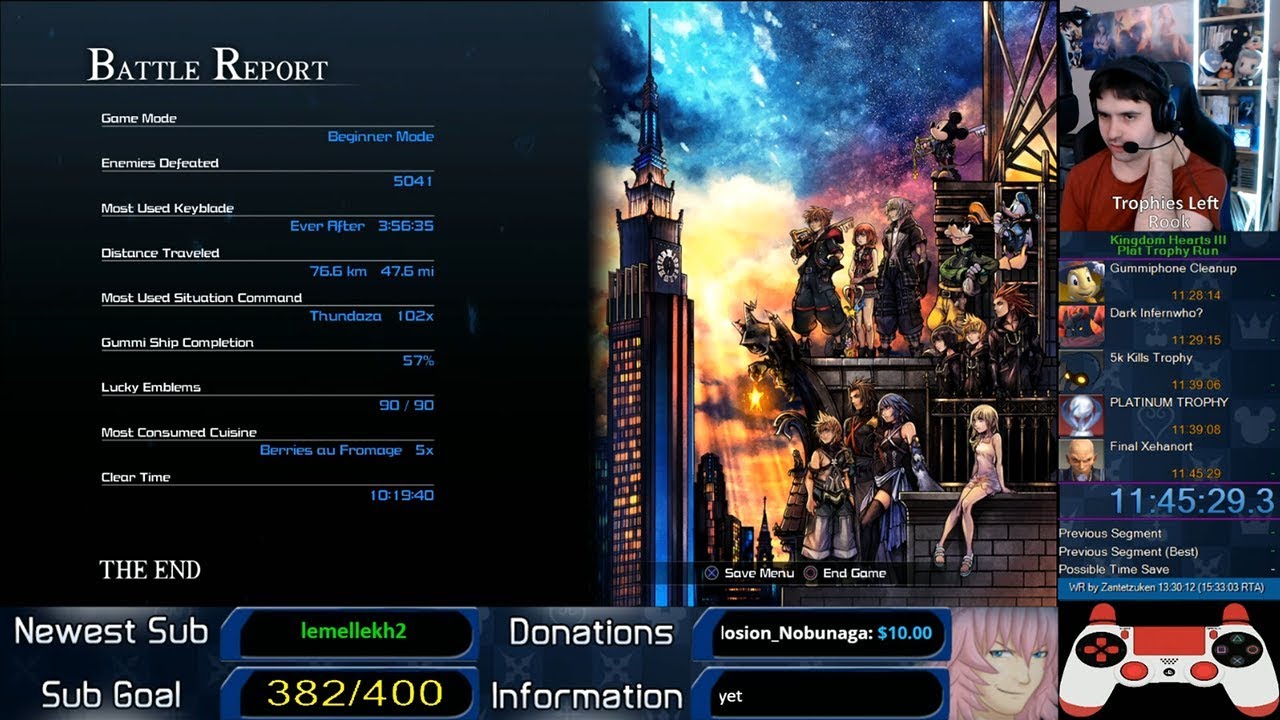 Kingdom Hearts III - Platinum Trophy Run