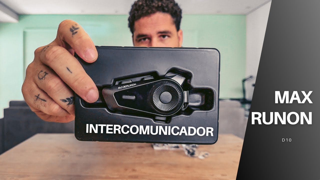 MEU NOVO INTERCOMUNICADOR MAXRUNON D10