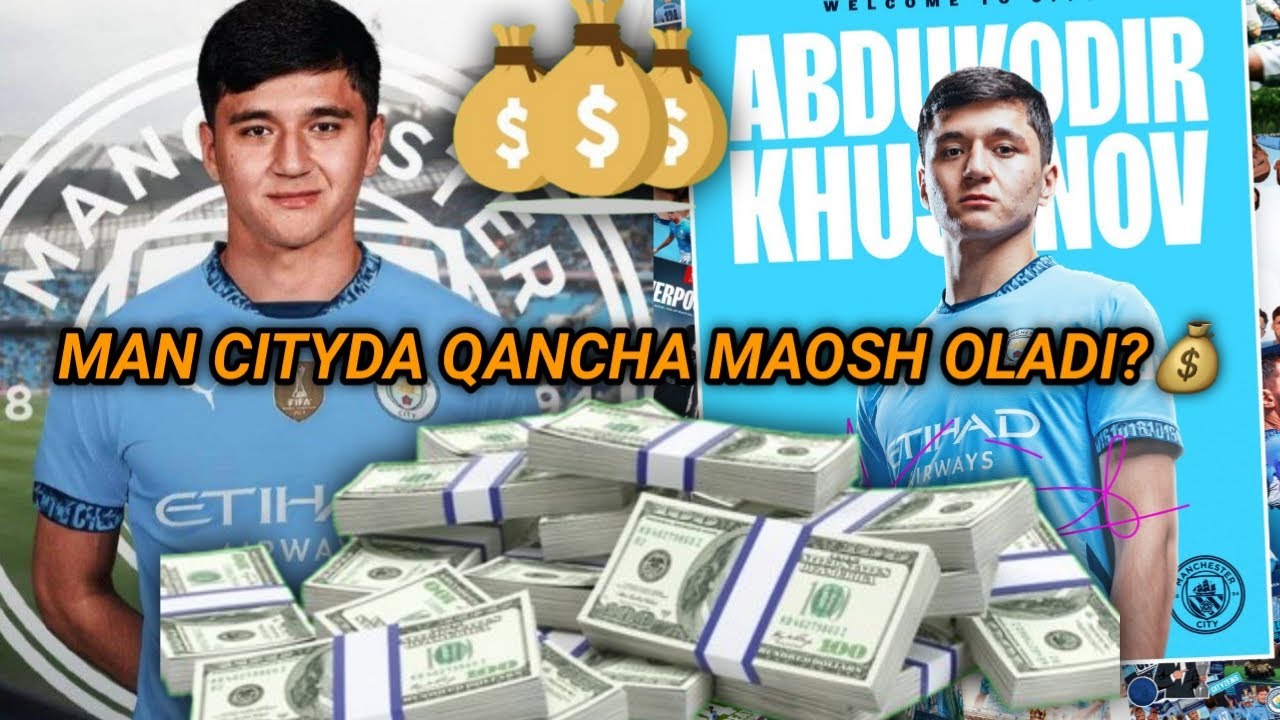 💰Husanov Manchester Cityda qancha maosh olishi ma'lum bo'ldi