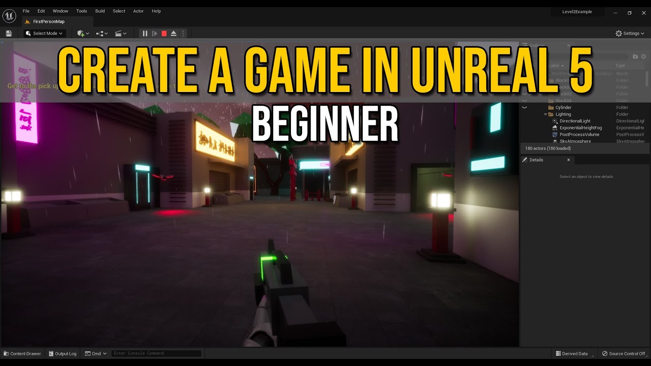 Unreal Engine 5 - Create Your First Game - Custom Gun
