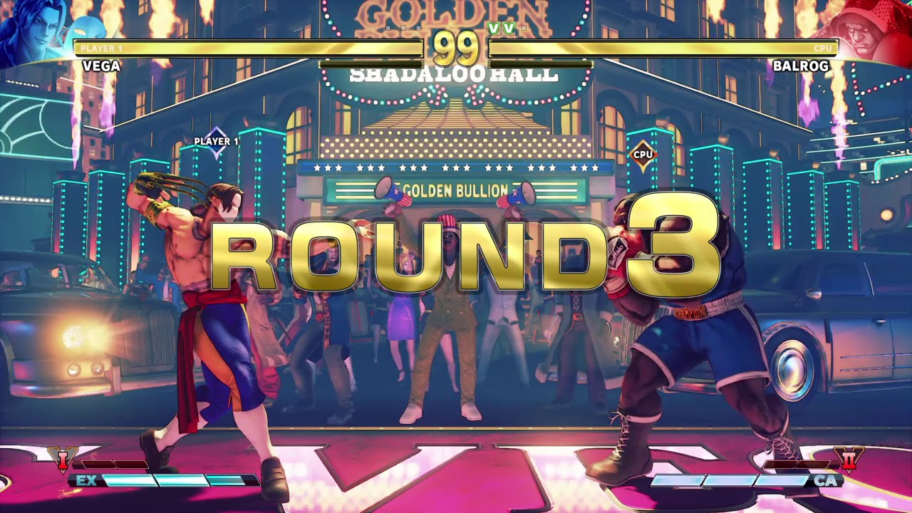 STREET FIGHTER V Vega vs Balrog