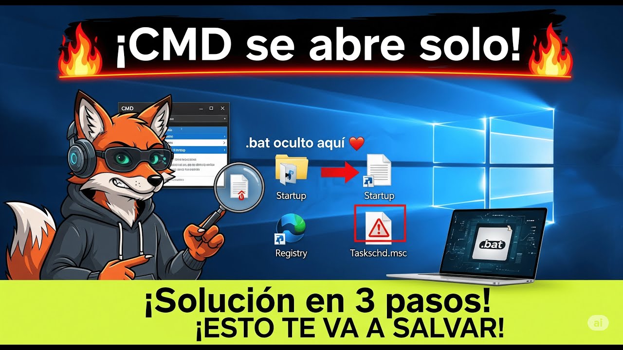 ¿CMD se abre solo? Aquí tienes la SOLUCIÓN explicada paso a paso