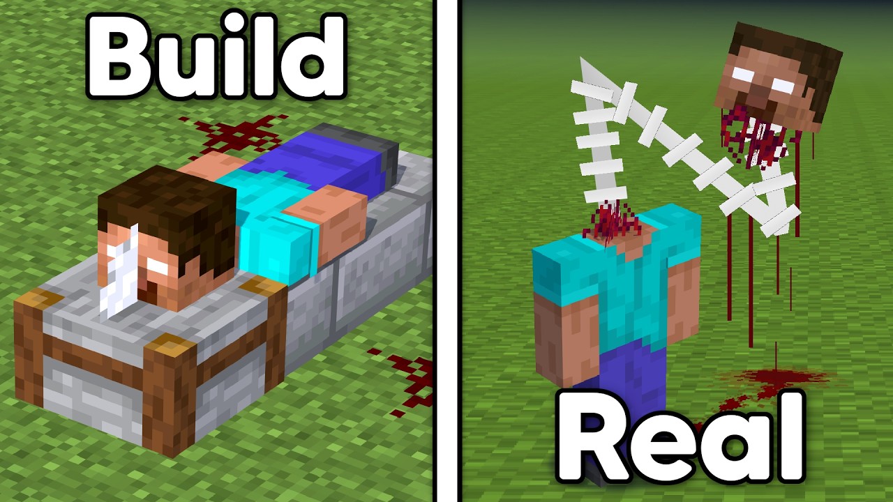 Minecraft: страшные мифические постройки становятся реальностью