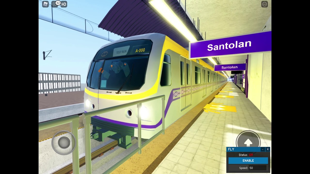 MANILA LRT 2 GAME IN ROBLOX! Rapid transit megatren line