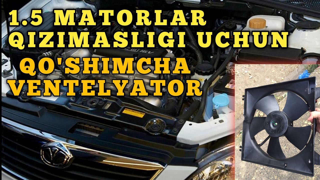 Jentra Mator Qizimasligi Uchun Qo'shimcha Defuzor O'rnatish