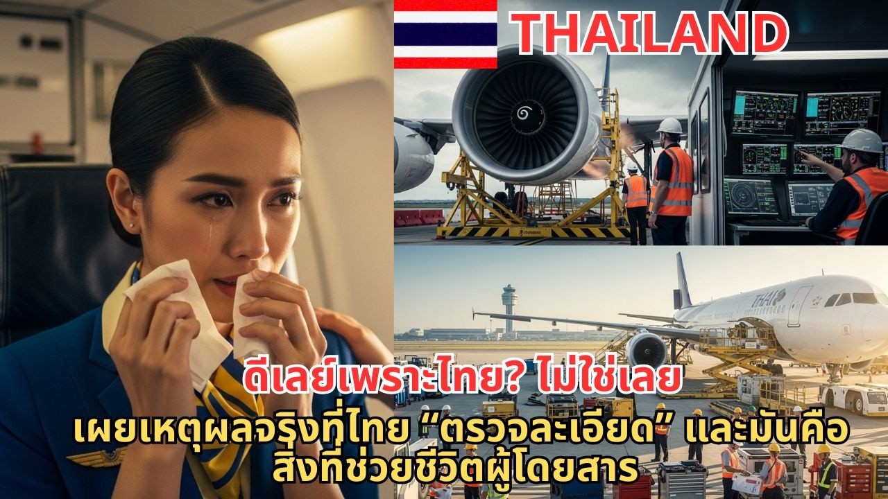 ดีเลย์เพราะไทย? ไม่ใช่เลย! เผยเหตุผลจริงที่ไทย “ตรวจละเอียด” และมันคือสิ่งที่ช่วยชีวิตผู้โดยสาร