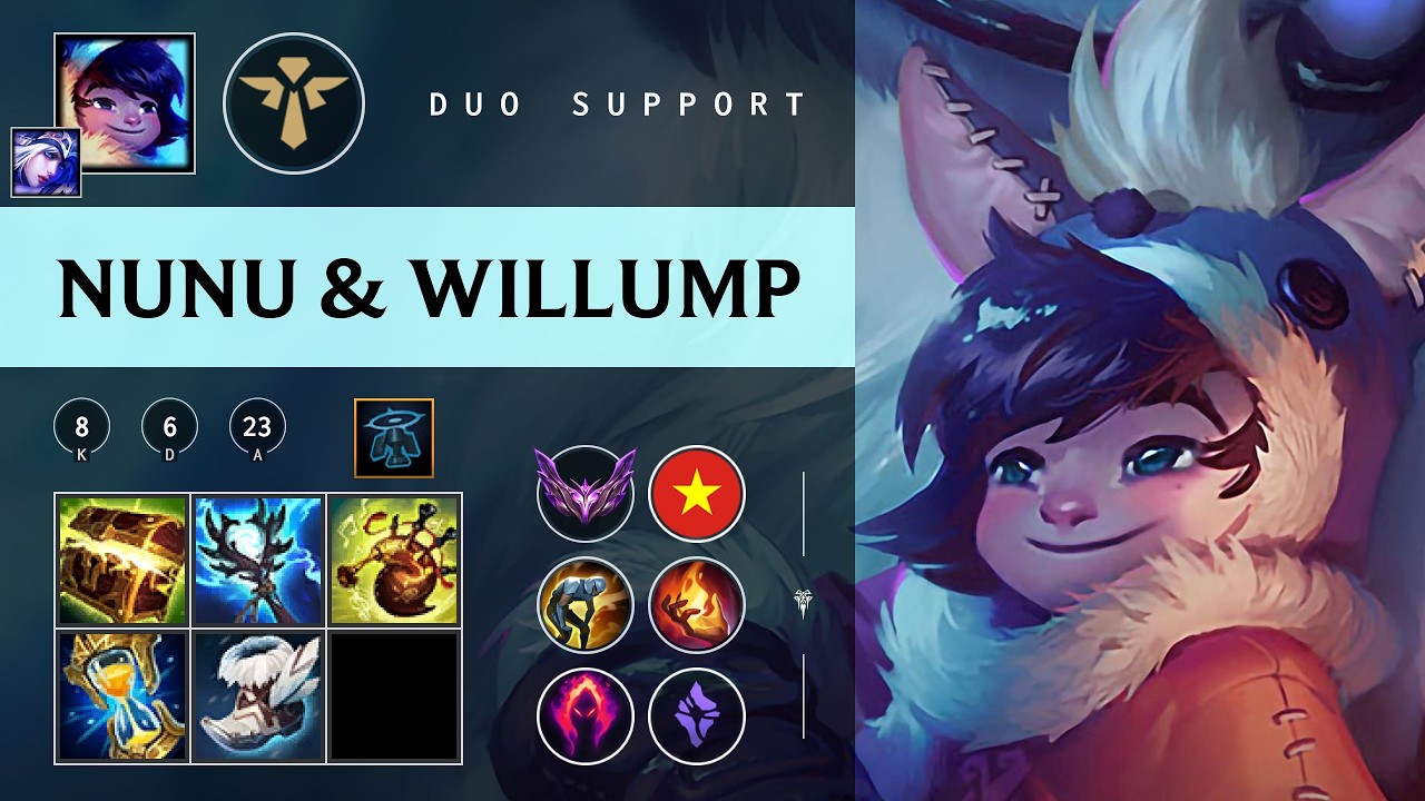 Nunu & Willump Support vs Morgana - VN Master Patch 26.06