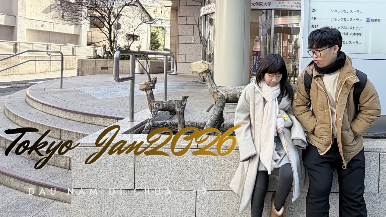 Ep 9- 1/1/2026 Tokyo Tower 🗼- Meiji Jingu  ⛩️ - Harajuku
